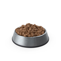 Pet Food Bowl Metal With Food PNG & PSD Images