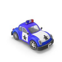 Police Cartoon Car PNG & PSD Images