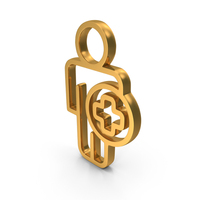 Gold Human Health Icon PNG & PSD Images