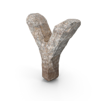 Rock Letter Y PNG & PSD Images