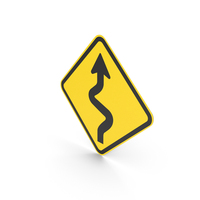 Brazilian Sign Winding Road PNG & PSD Images