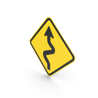 Brazilian Sign Winding Road PNG & PSD Images