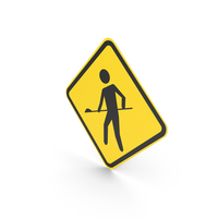 Brazilian Roadwork Sign PNG & PSD Images
