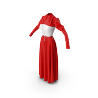 Red Corset Dress PNG & PSD Images