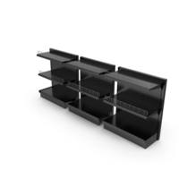 Single Sided Solid Shelf Fence PNG & PSD Images