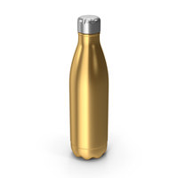Gold Refill Water Bottle PNG & PSD Images