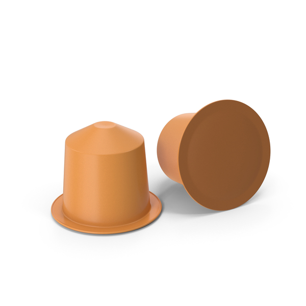 Brown Coffee Capsules PNG & PSD Images