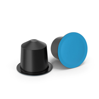 Blue Coffee Capsules PNG & PSD Images
