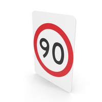 Australian Sign Speed Limit 90 PNG & PSD Images