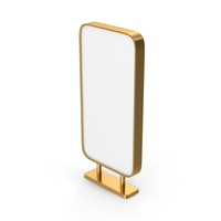 Gold Advertising Stand PNG & PSD Images