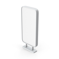 White Advertising Stand PNG & PSD Images
