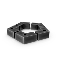 Pentagon Steel Dark Aged PNG & PSD Images
