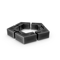 Pentagon Steel Dark Aged PNG & PSD Images