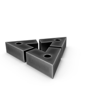 Triangle Steel Dark Aged PNG & PSD Images