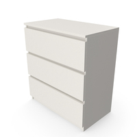 Drawer Dresser White PNG & PSD Images