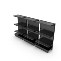 Single Sided Solid Shelf Fence PNG & PSD Images