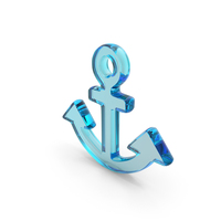 Glass Anchor Symbol PNG & PSD Images