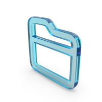 Folder Symbol Glass PNG & PSD Images