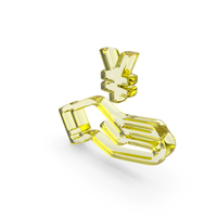 Loan Yen Symbol Glass PNG & PSD Images