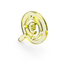 Money Search Euro Symbol Glass PNG & PSD Images