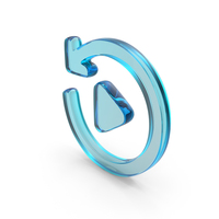Replay Symbol Glass PNG & PSD Images