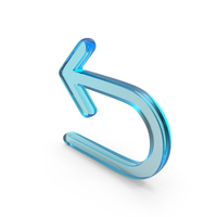 Glass Undo Symbol PNG & PSD Images