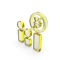 Glass Yen Market Trends Symbol PNG & PSD Images