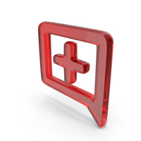 Glass Add Comment Symbol PNG & PSD Images