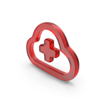 Glass Adding To The Cloud Symbol PNG & PSD Images