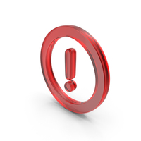 Glass Alert Circular Symbol PNG & PSD Images