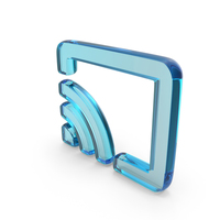 Glass Chromecast Symbol PNG & PSD Images