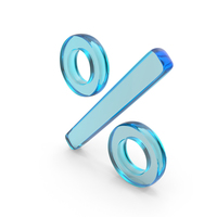 Glass Percentage Symbol PNG & PSD Images