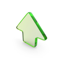 Glass Shift Arrow Symbol PNG & PSD Images