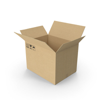 Cardboard Box Opened PNG & PSD Images