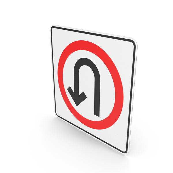 Transparent Wrong Sign Png - Traffic Signs U Turn, Png Download ,  Transparent Png Image - PNGitem