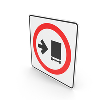 Mexican Sign Trucks Keep Right PNG & PSD Images
