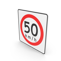 Mexican Sign Speed Limit PNG & PSD Images