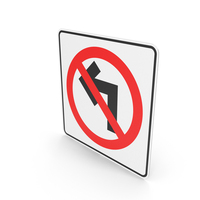 Mexican Sign Left Turn Prohibited PNG & PSD Images