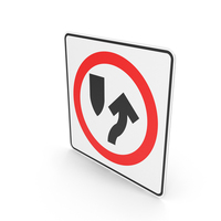 Mexican Sign Keep Right PNG & PSD Images