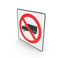 Mexican Sign Heavy Vehicles Prohibited PNG & PSD Images