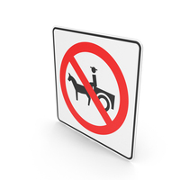 Mexican Sign Animal Drawn Vehicles Prohibited PNG & PSD Images