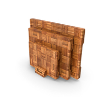 Bamboo Cutting Boards With Holder Dark PNG & PSD Images