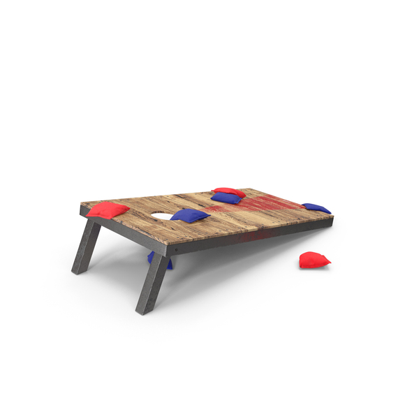 Cornhole Bean Bag Toss Yard Game PNG & PSD Images