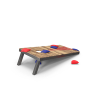 Cornhole Bean Bag Toss Yard Game PNG & PSD Images
