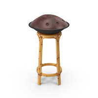 Hang Instrument On Bamboo Stool PNG & PSD Images