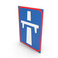 South African Sign Single Carriageway Freeway Begins PNG & PSD Images