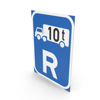 South African Sign Reserved for Vehicles Exceeding 10t PNG & PSD Images