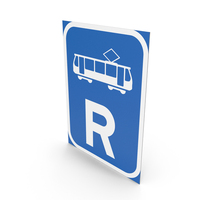 South African Sign Reserved for Trams PNG & PSD Images