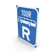 South African Sign Reserved for Tour Buses PNG & PSD Images