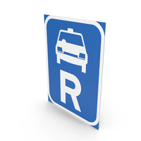 South African Sign Reserved for Taxis PNG & PSD Images